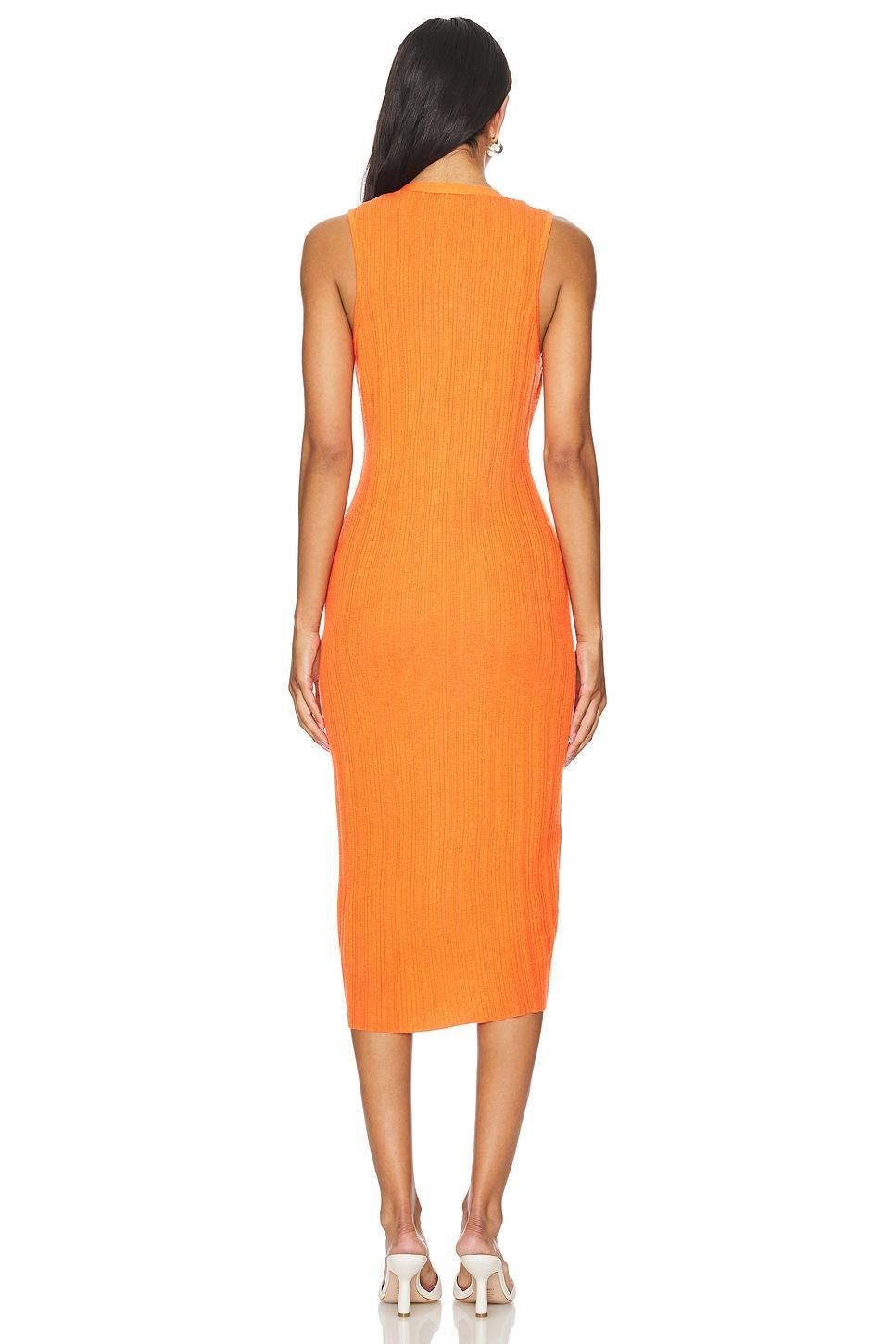 Domino Sleeveless Button Dress L'AGENCE Product Image