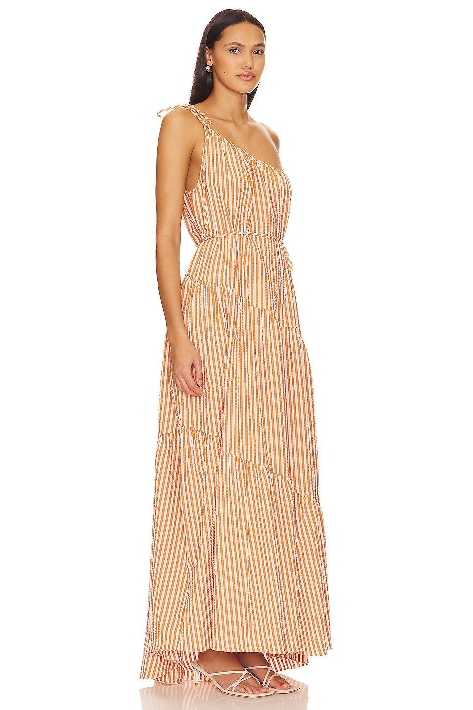 Hele One Shoulder Tiered Maxi Dress Shona Joy Product Image