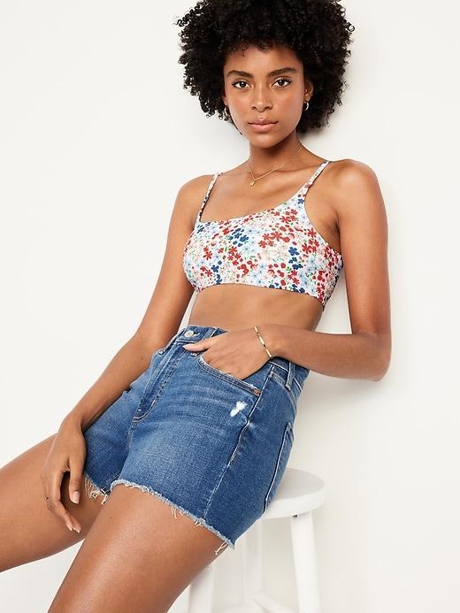 Scoop-Neck Bikini Swim Top Product Image