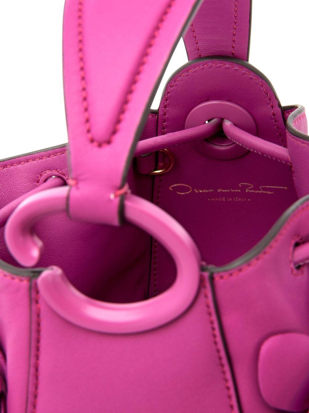 nano O Handle floral-appliqué bag Product Image