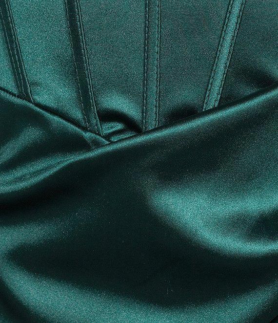 B. Darlin Spaghetti Strap Sweetheart Neck Bustier Slim Dress Product Image
