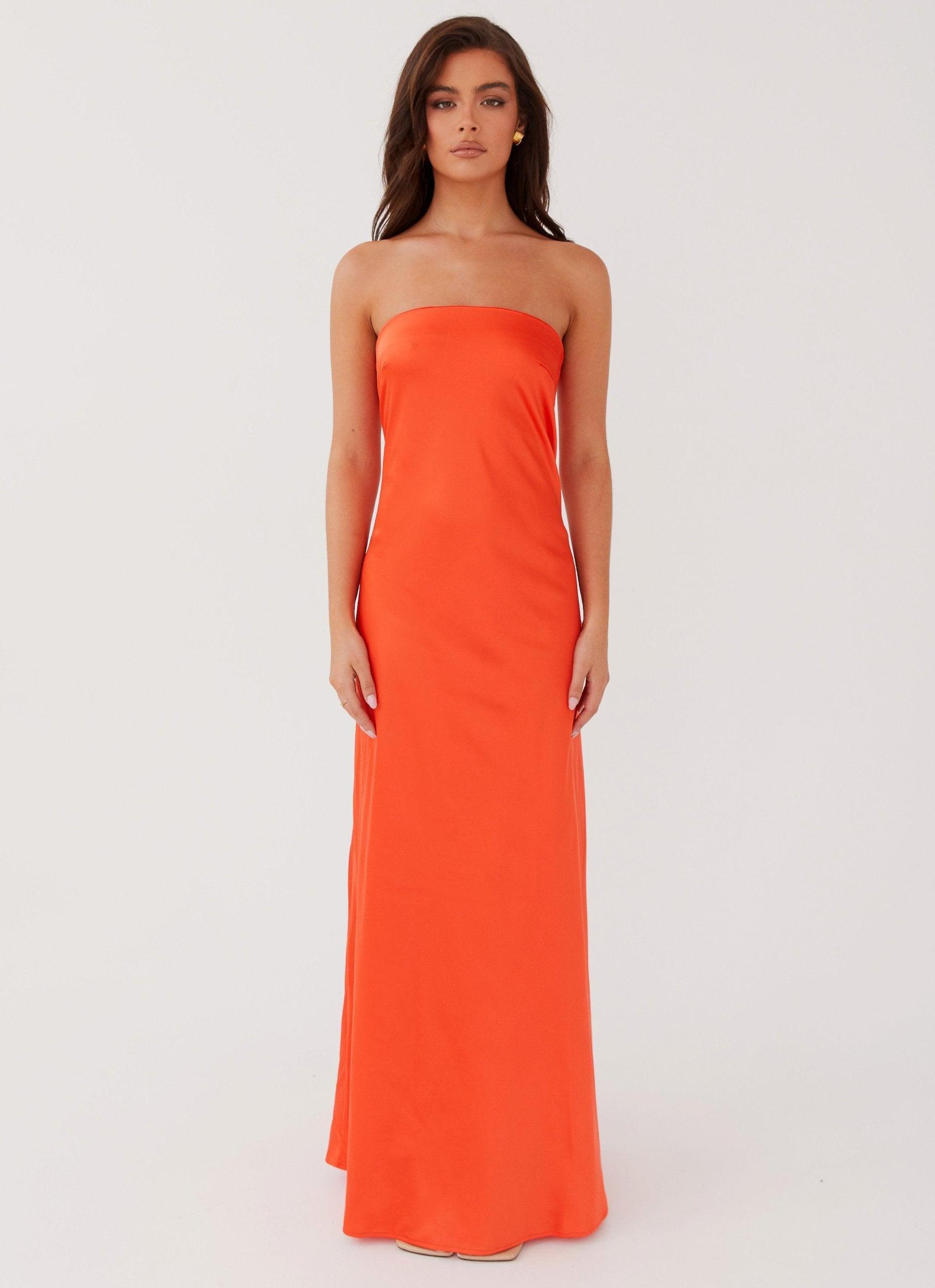 Chantelle Strapless Maxi Dress - Sunset Product Image