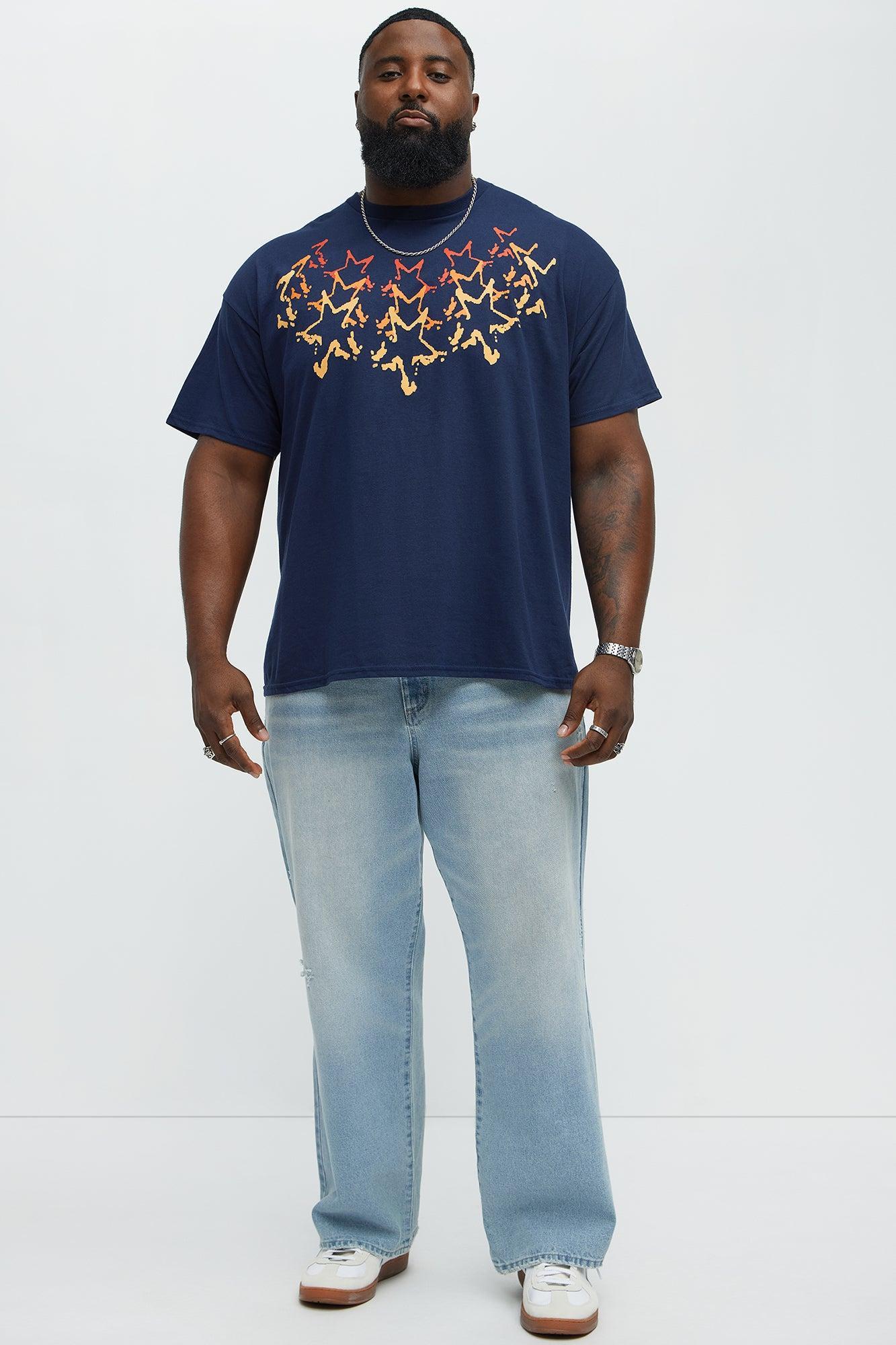 Stars Align Short Sleeve Tee - Navy Product Image
