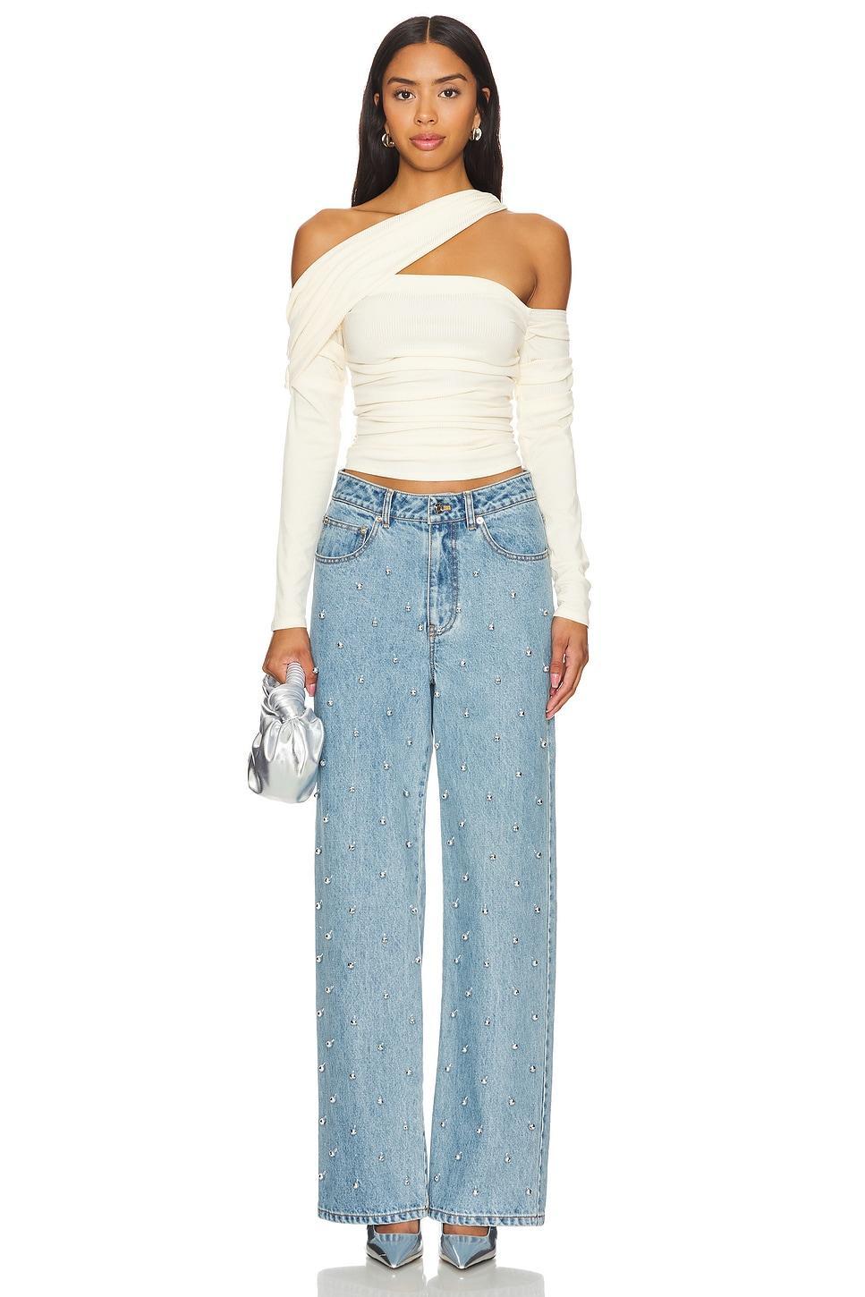 Ruched Asymmetric Top LEJE Product Image