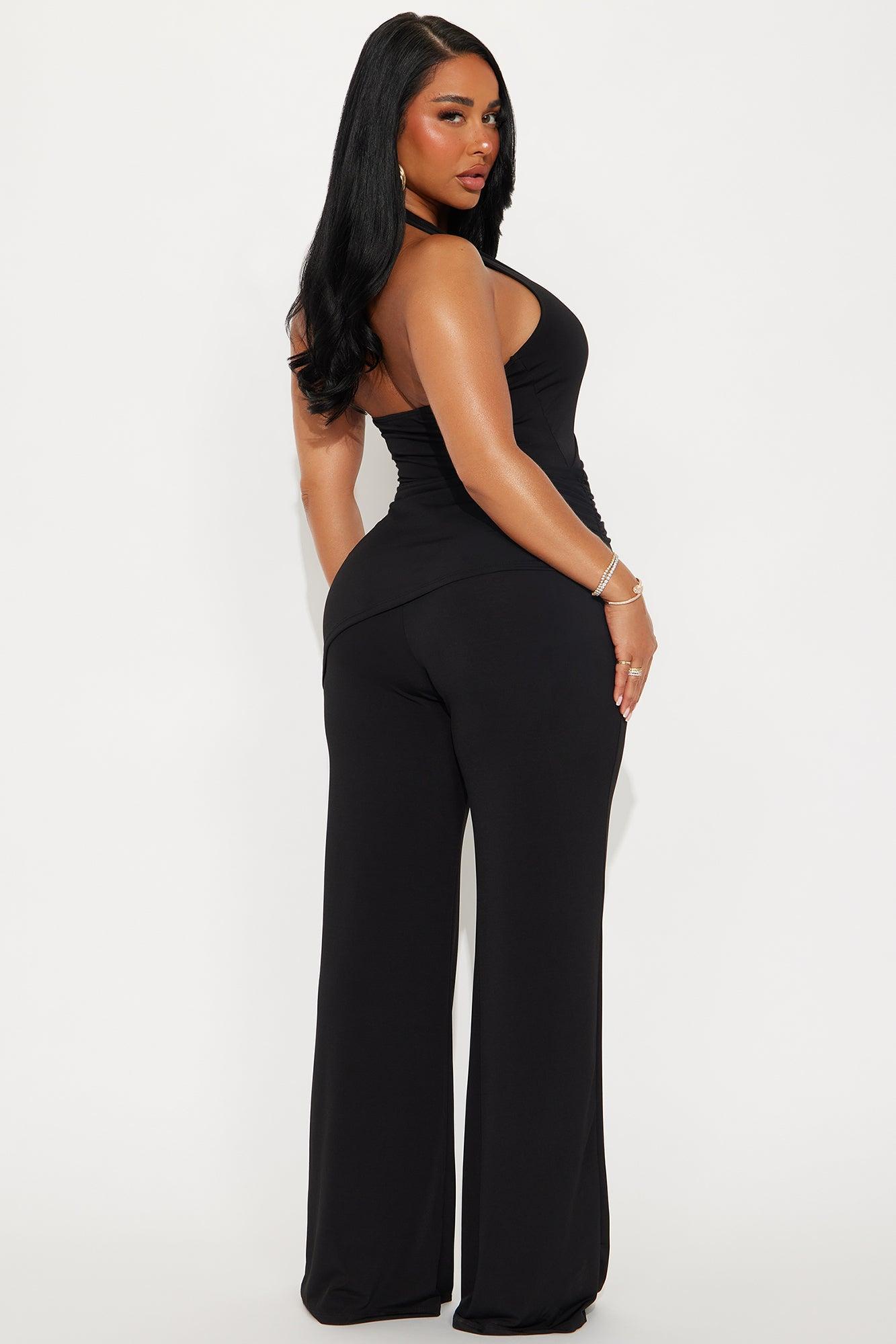 After Dark Fantasy Halter Jumpsuit - Black Product Image