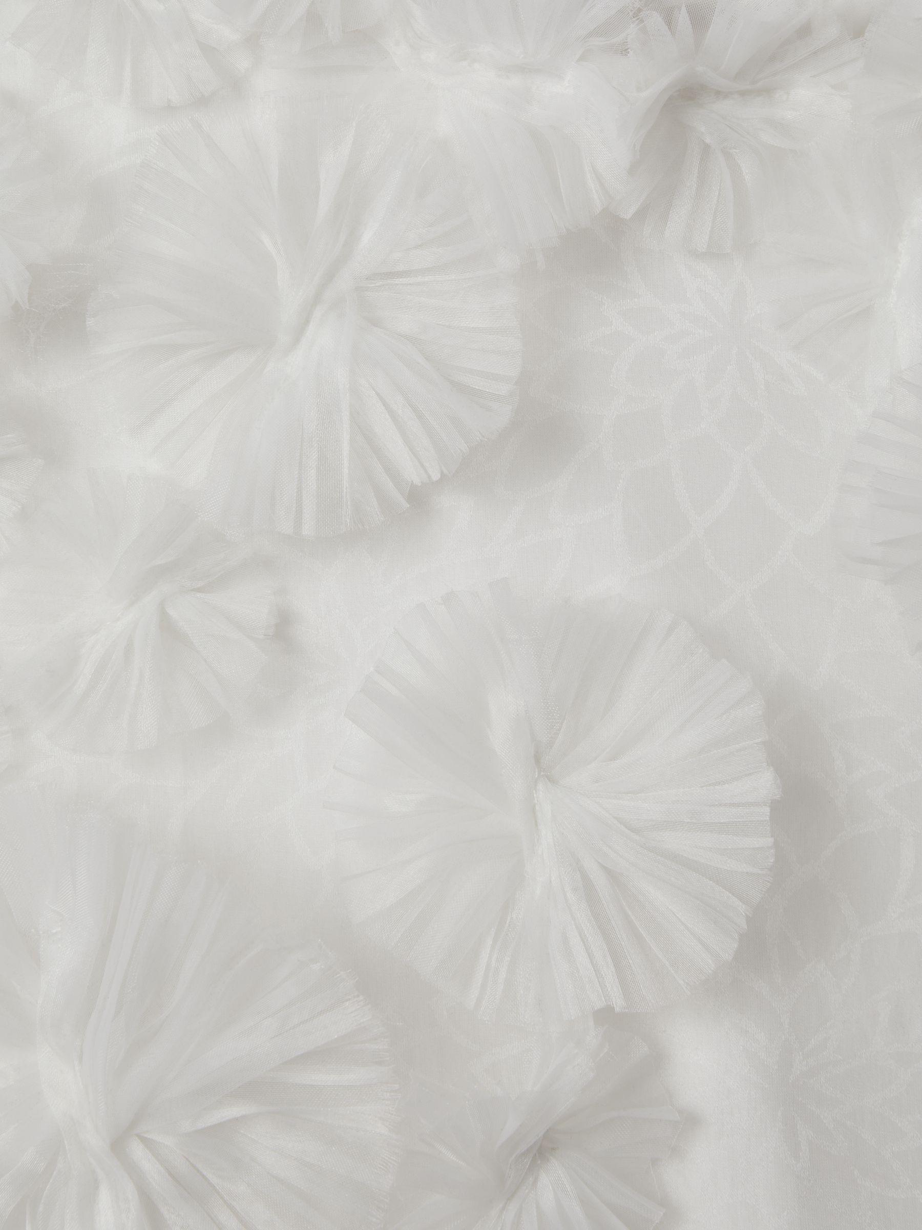 Rachel Gilbert Silk Organza Mini Dress in Ivory Product Image