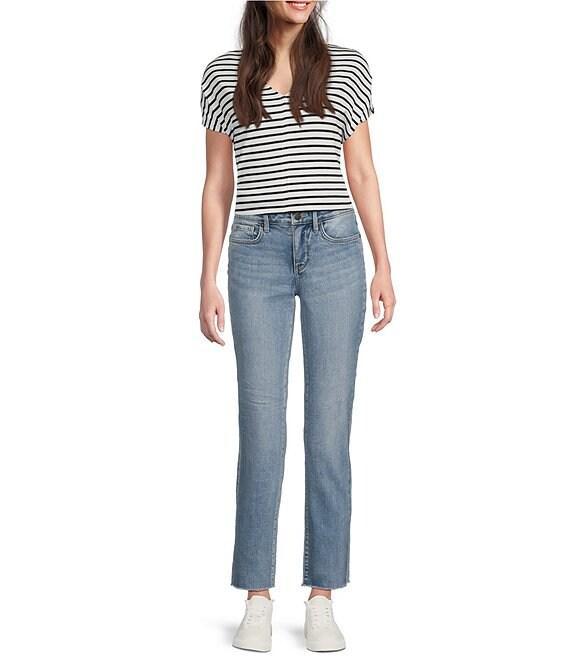 NYDJ Sheri Lift Tuck® Frayed Hem Ankle Jean Product Image