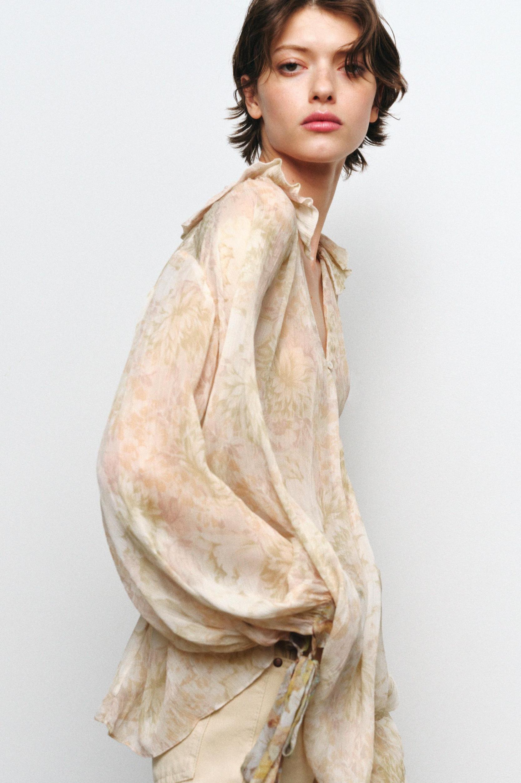 FLORAL SHIRT ZW COLLECTION Product Image