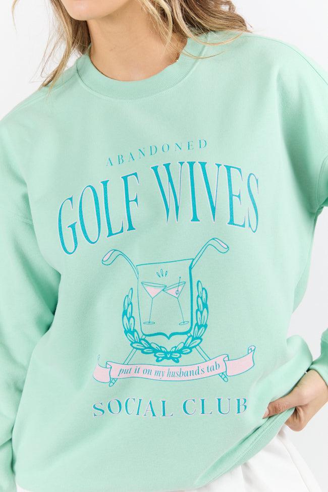 Golf Wives Social Club Mint Graphic Sweatshirt Product Image
