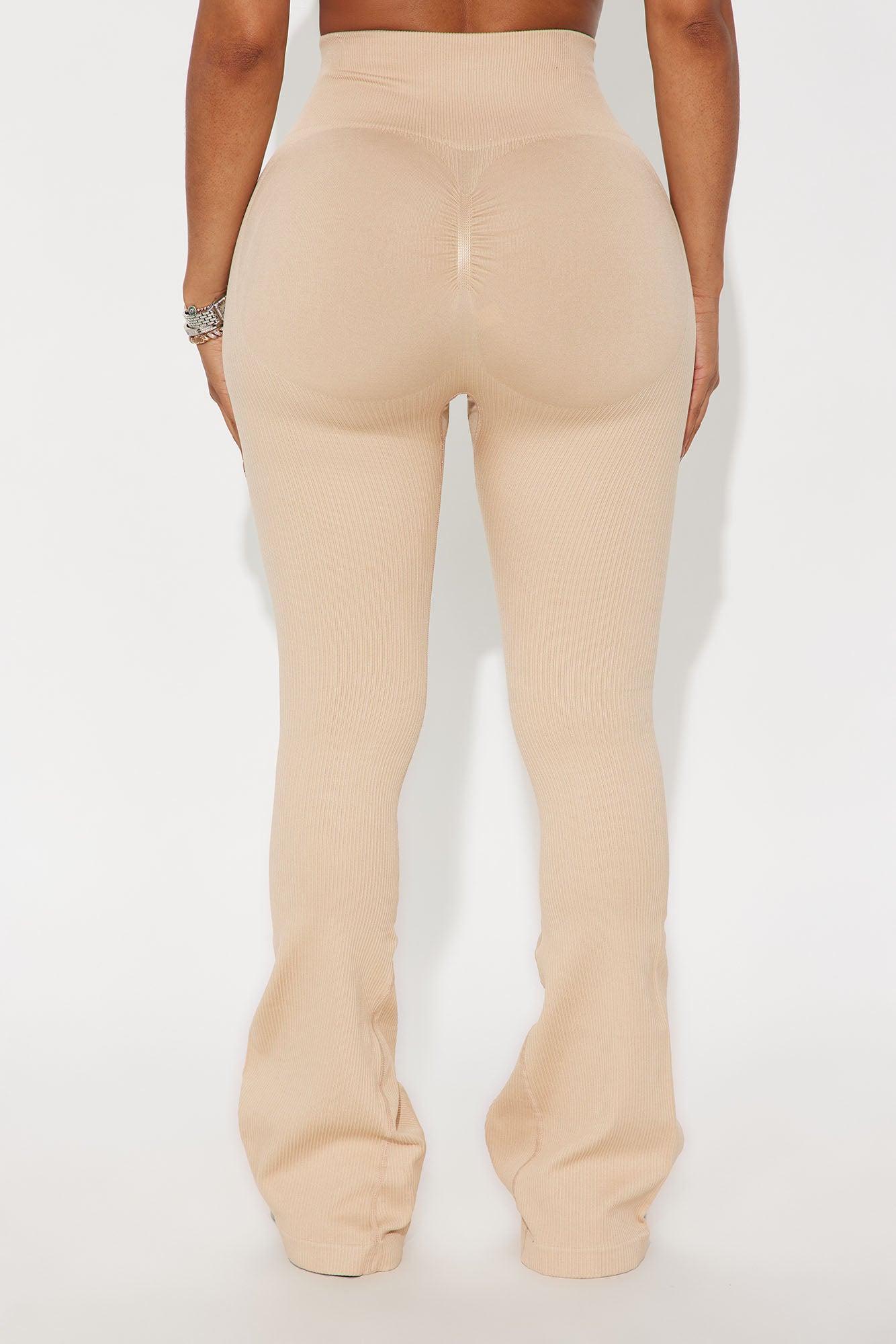Beach Body Effortless Seamless Active Yoga Pant - Taupe Product Image