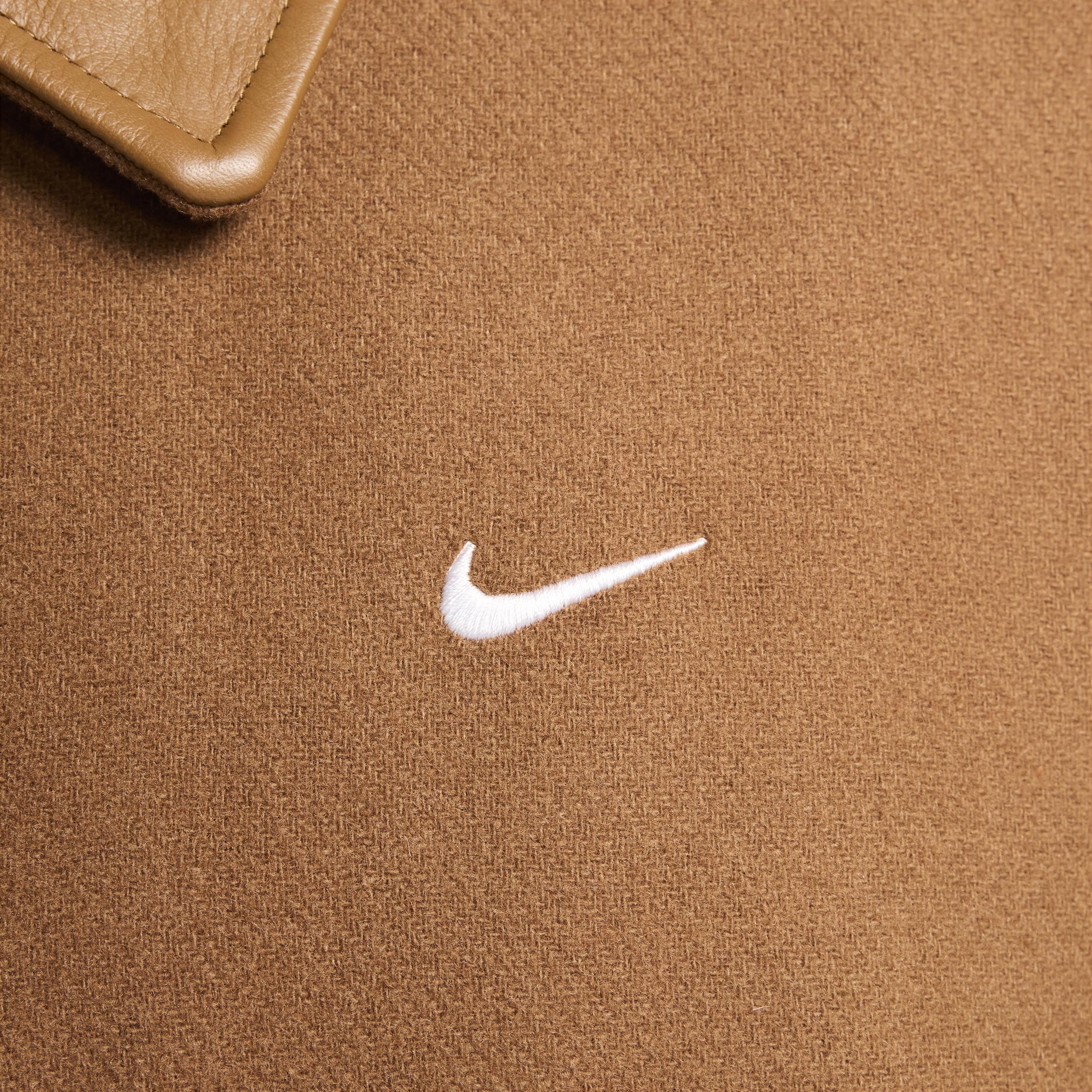 Nike Solo Swoosh Men's Wool Varsity Jacket Product Image