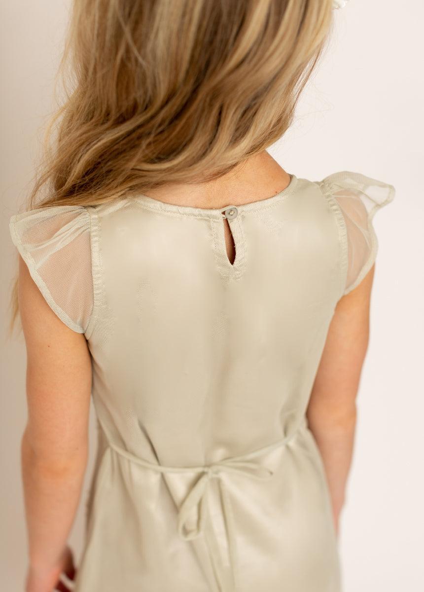 Ginger Dress in Silver Girls Product Image