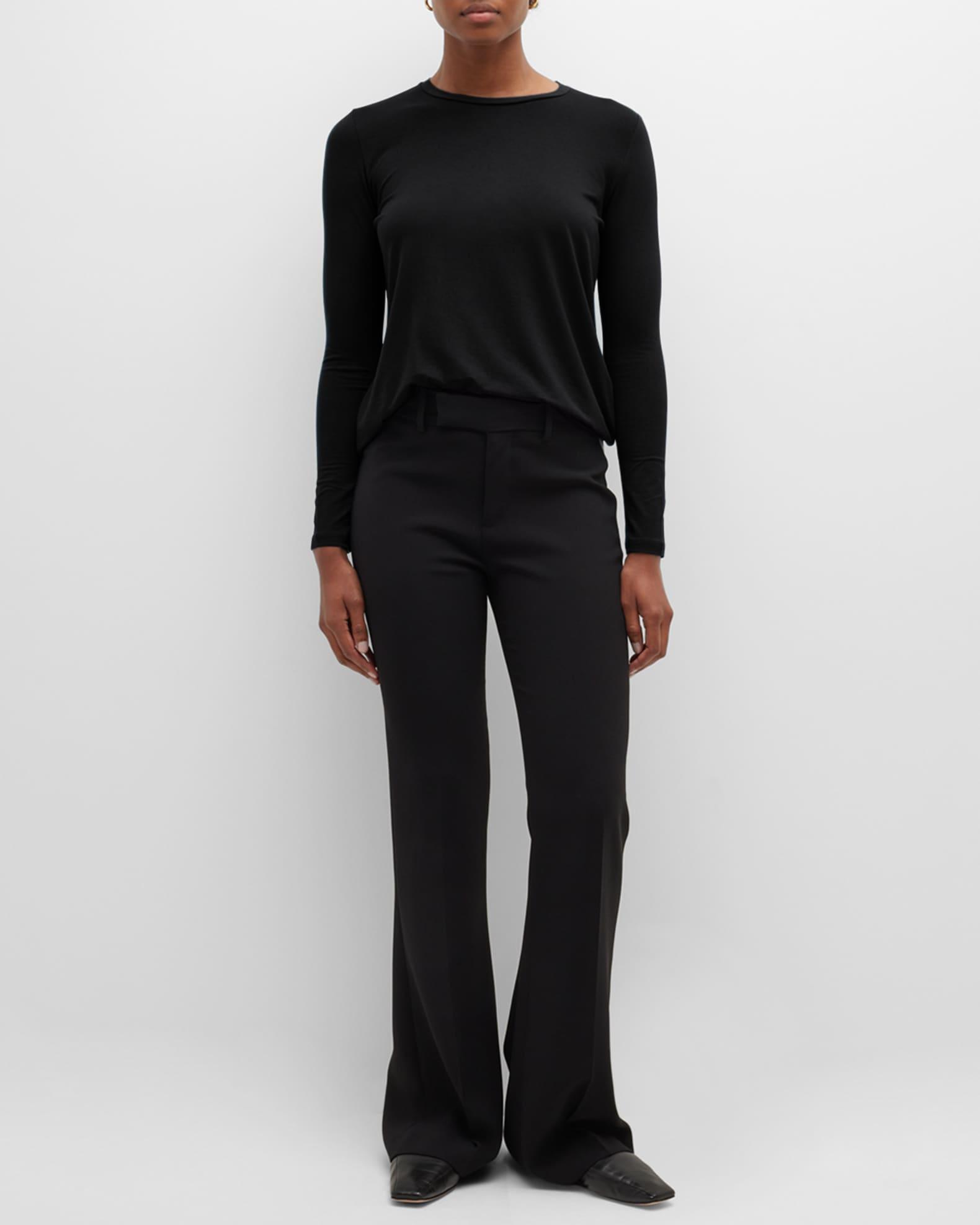 Soft Touch Pleated Crewneck Pullover Product Image