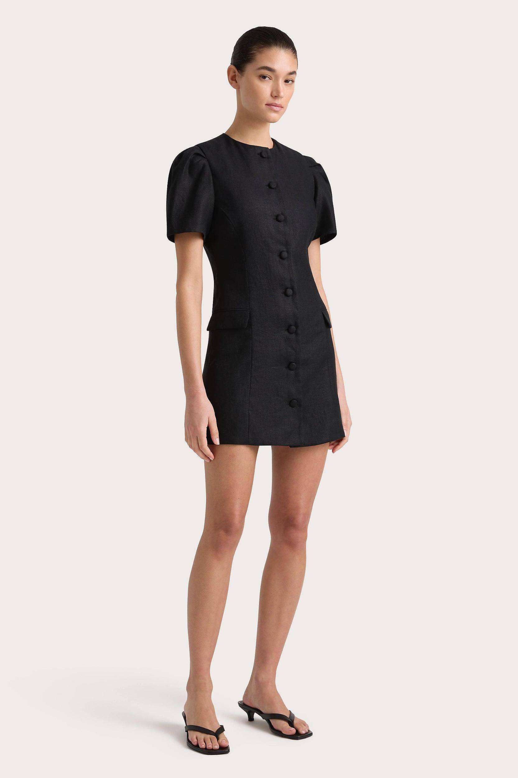 Emma Mini Dress Black Product Image