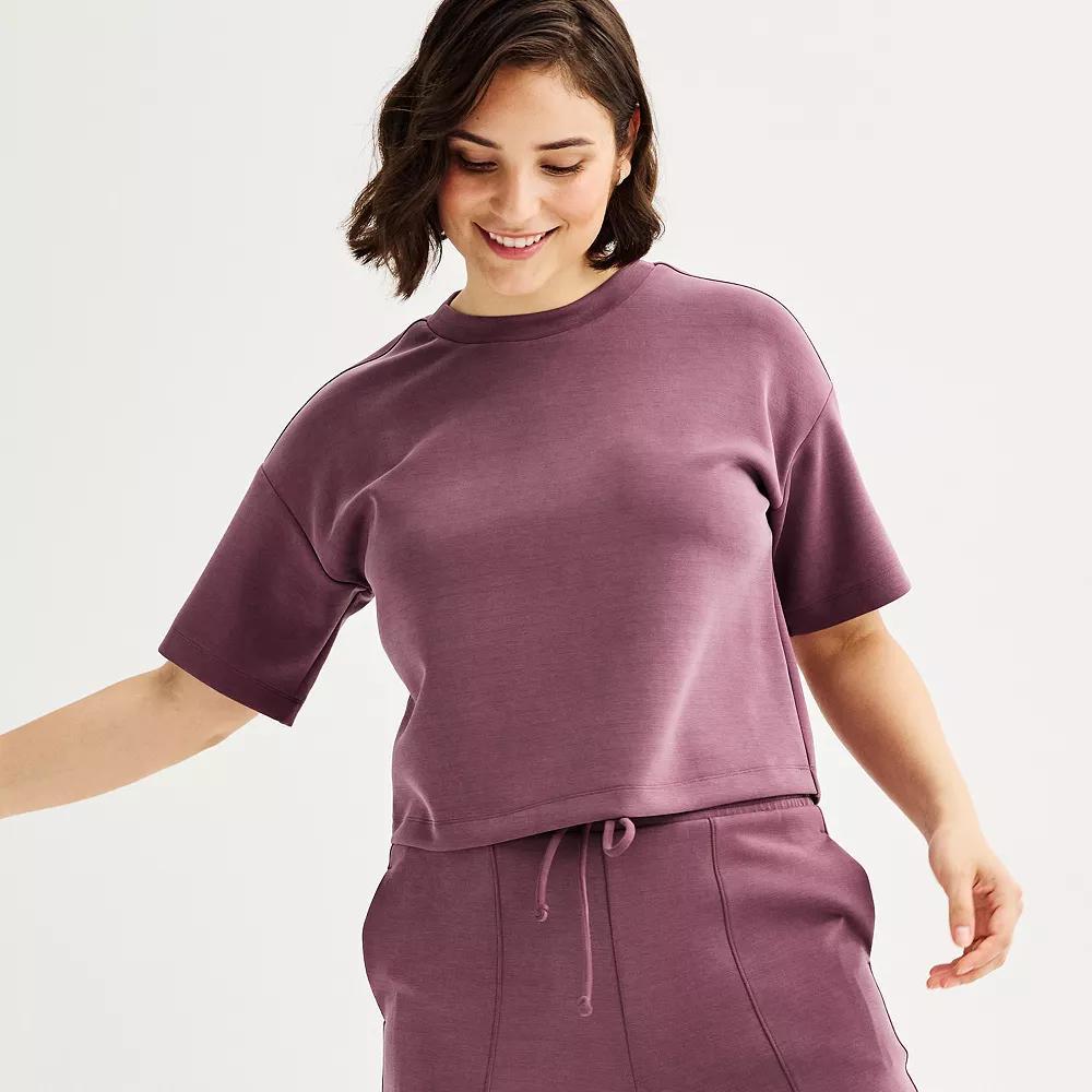 Women's FLX Solace Boxy Tee, Size: Small, Kameron Brown Product Image