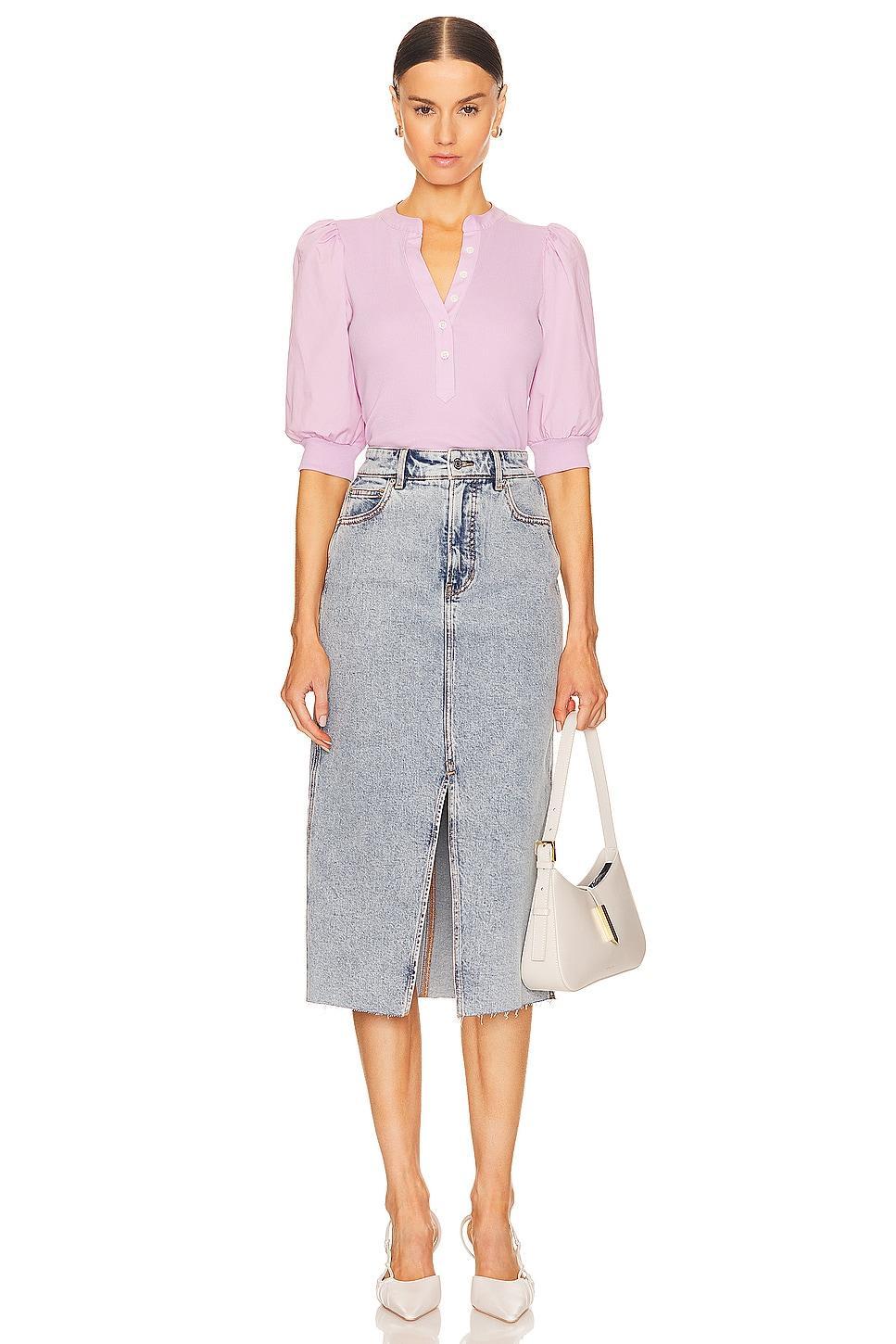 Victoria Long Midi Skirt Veronica Beard Product Image