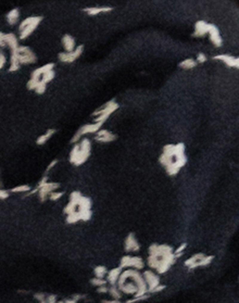 Scrunchie in Floral Land Black Female Product Image