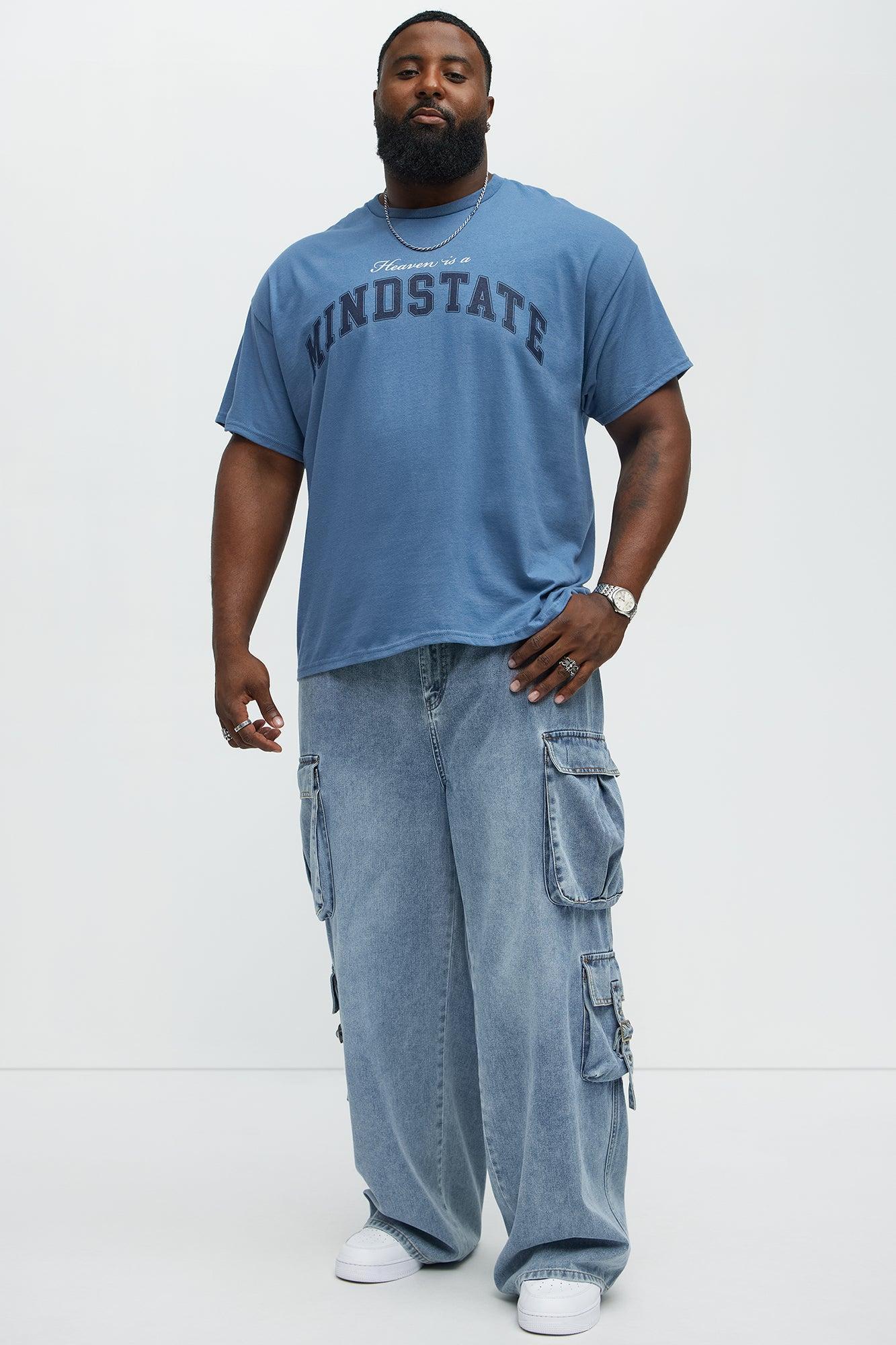 Heaven Is A Mindstate Short Sleeve Tee - Indigo Product Image
