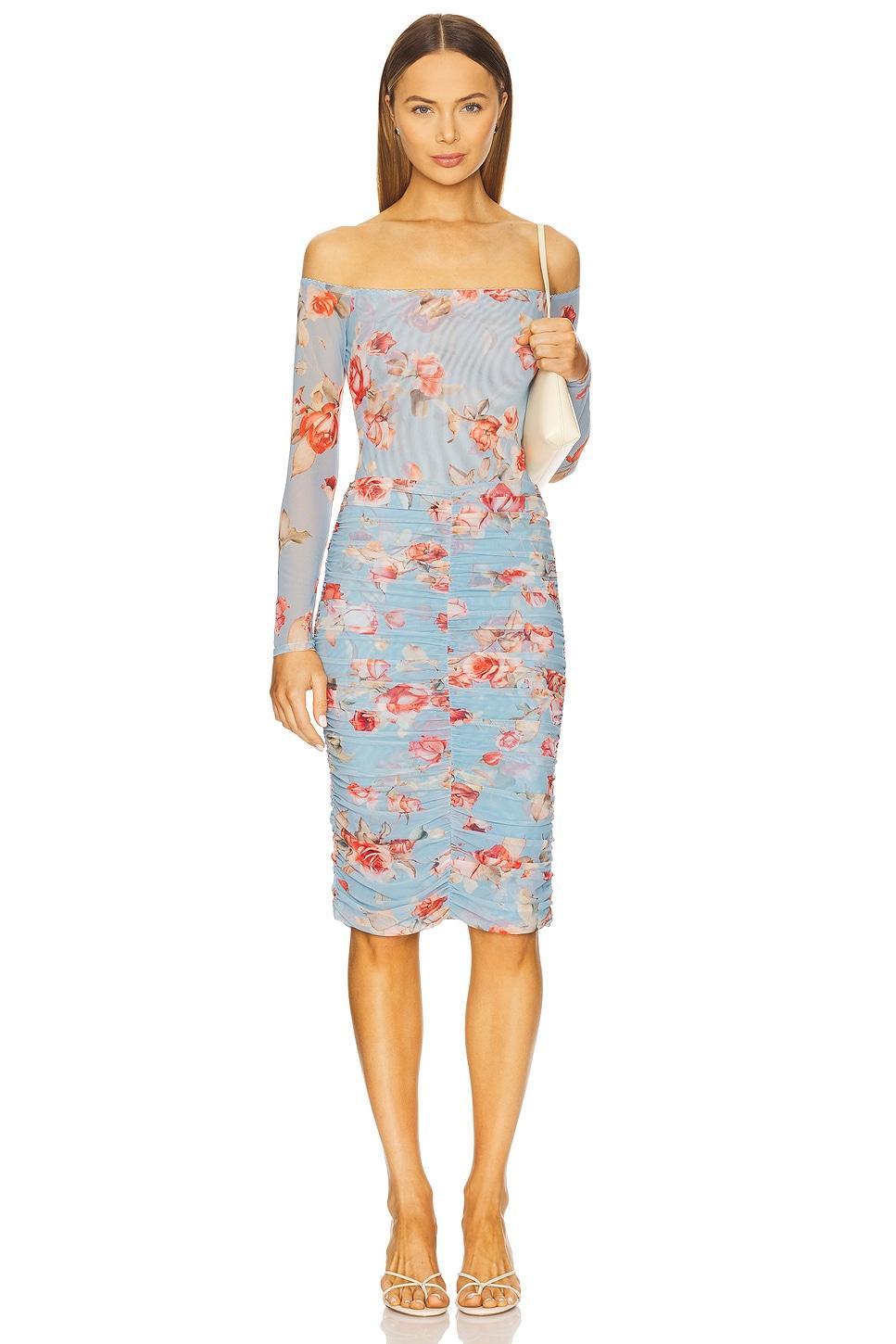 Isodora Mesh Midi Skirt L'AGENCE Product Image