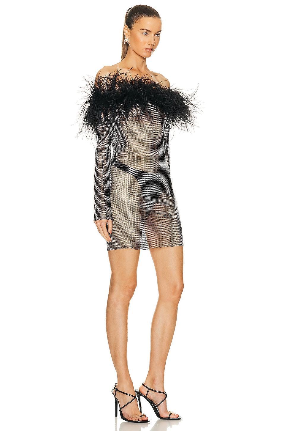 Santa Brands Feathers Mini Dress Product Image