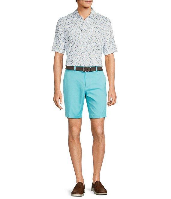 Roundtree & Yorke The Fairway 9#double; Flat Front Classic Fit Performance Shorts Product Image