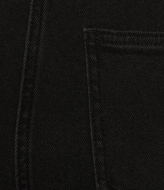GB Strapless Denim Frayed Hem Midi Dress Product Image