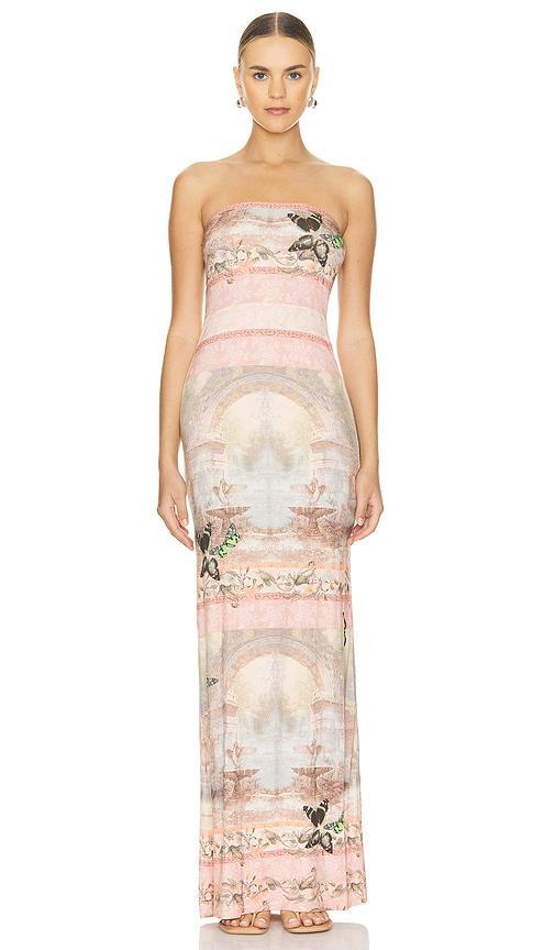 Delora Strapless Maxi Dress Alice + Olivia Product Image