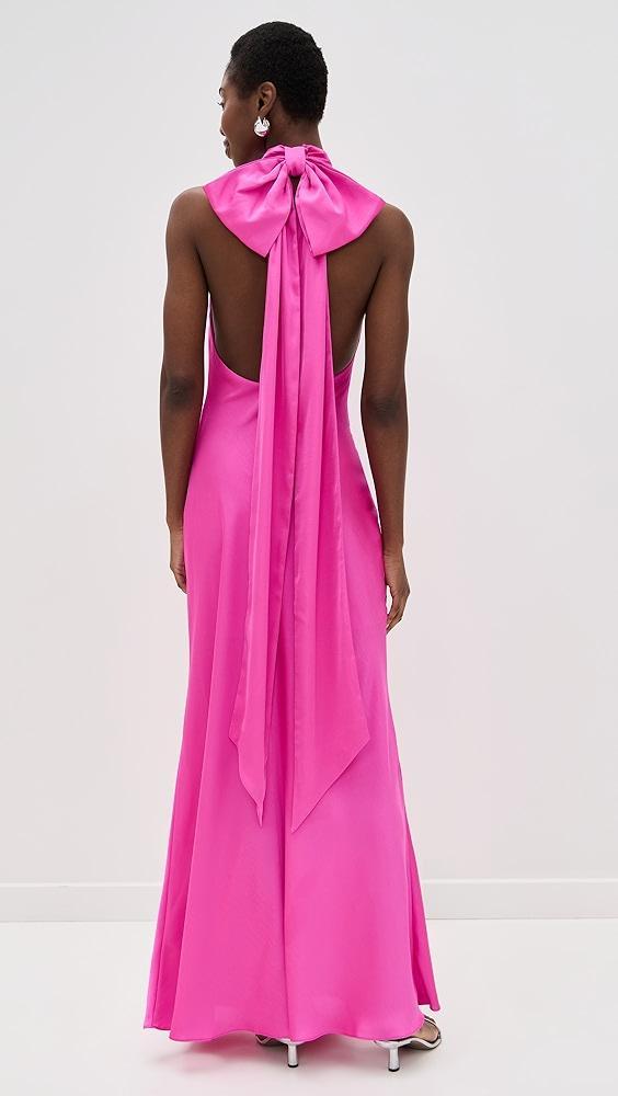 MISHA The Evianna Satin Gown | Shopbop Product Image