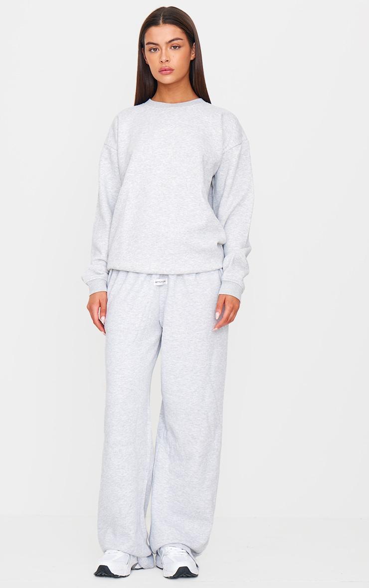 Ash Grey Oversized Fit Sweatshirt Product Image