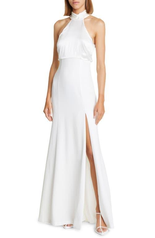 Womens Alexandra Turtleneck Halter Gown Product Image