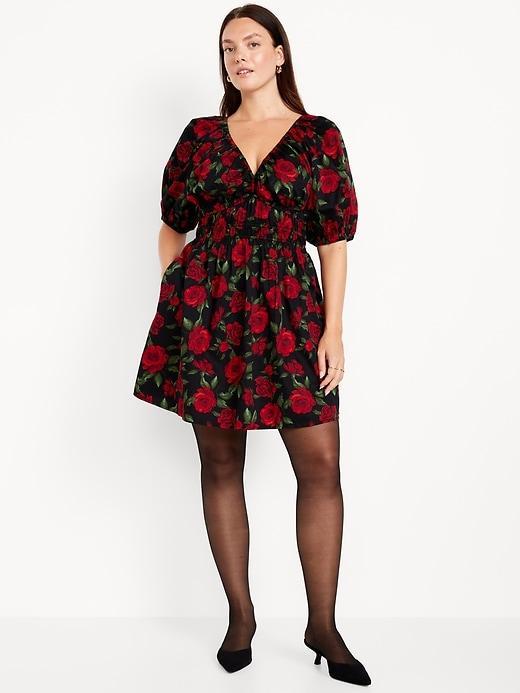 Waist-Defined Mini Dress Product Image