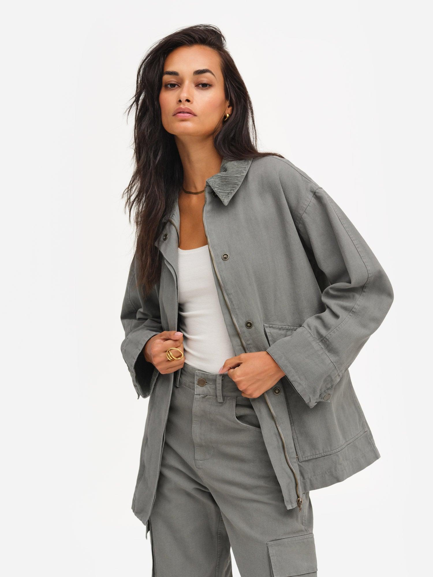 Organic Cotton Canvas Chore Jacket Female Product Image