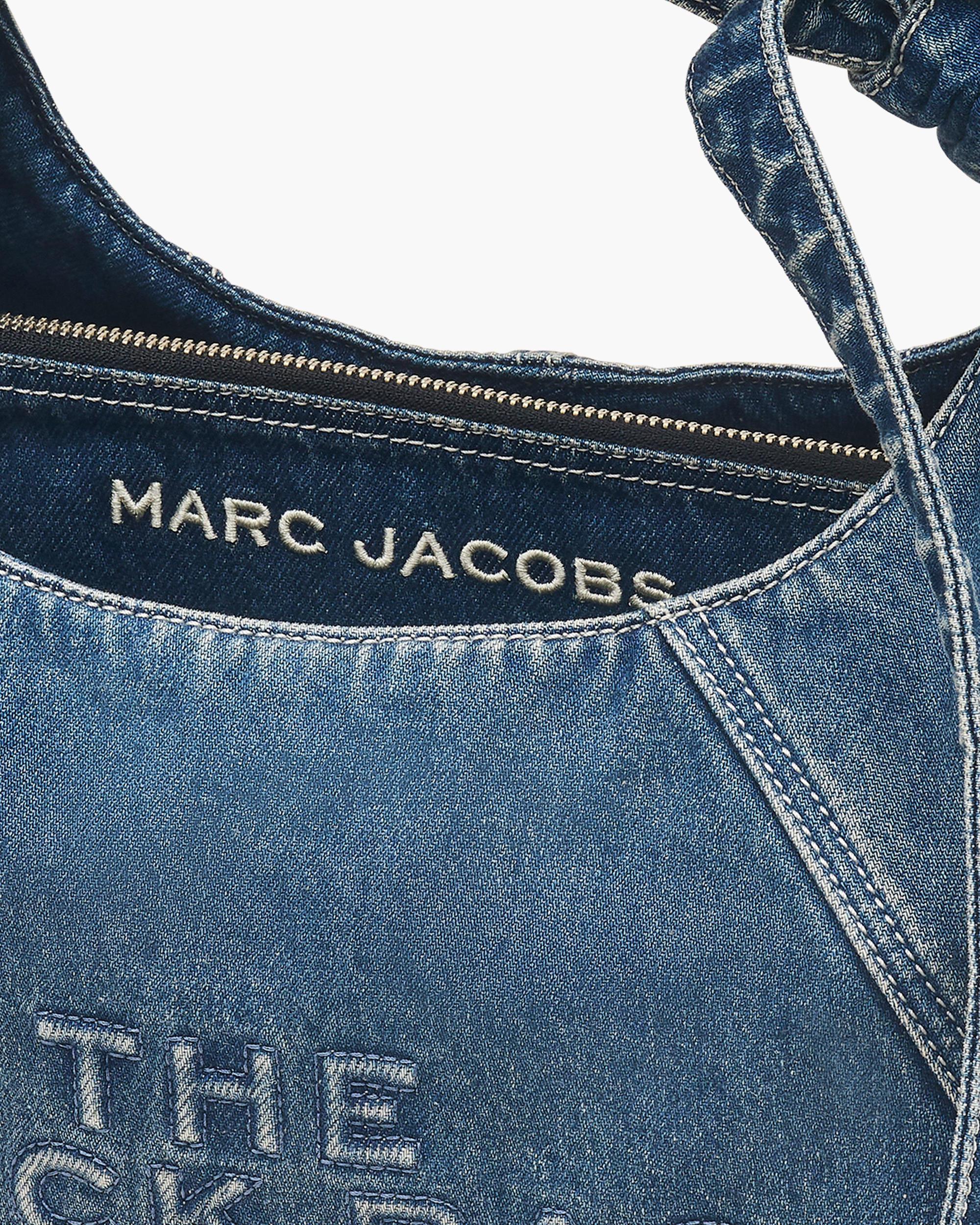 The Bow Denim Sack Bag Product Image