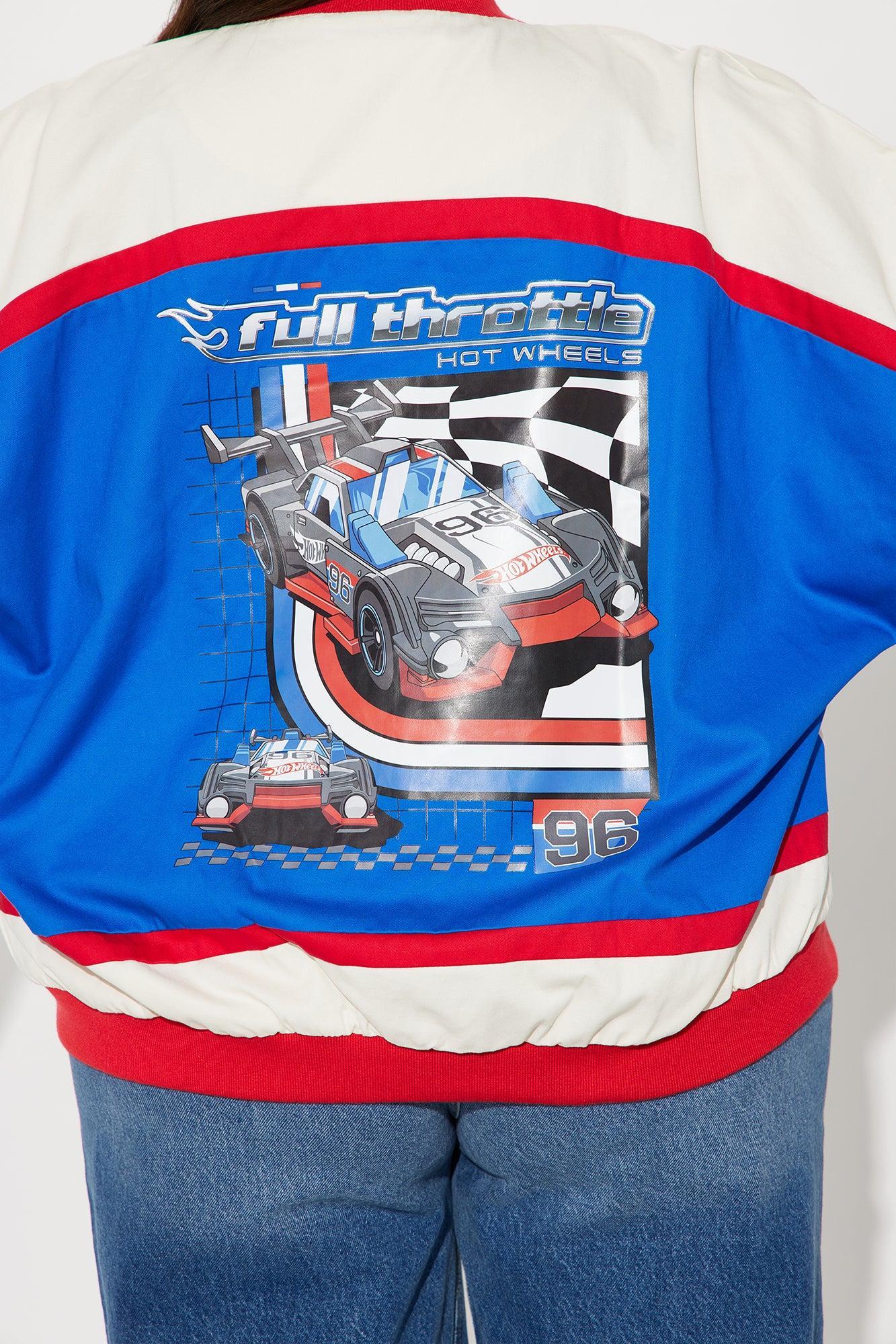 Hot Wheels Full Throttle Bomber Jacket - White/combo Product Image