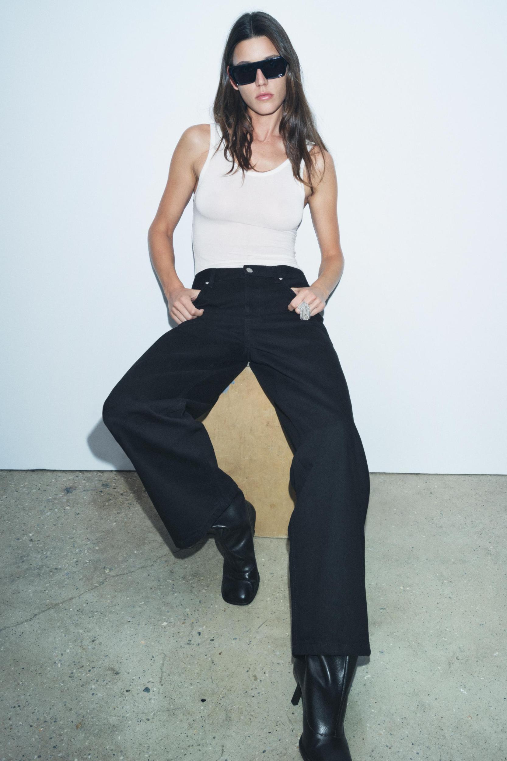 MID-RISE LOOSE FIT JEANS ZW COLLECTION Product Image
