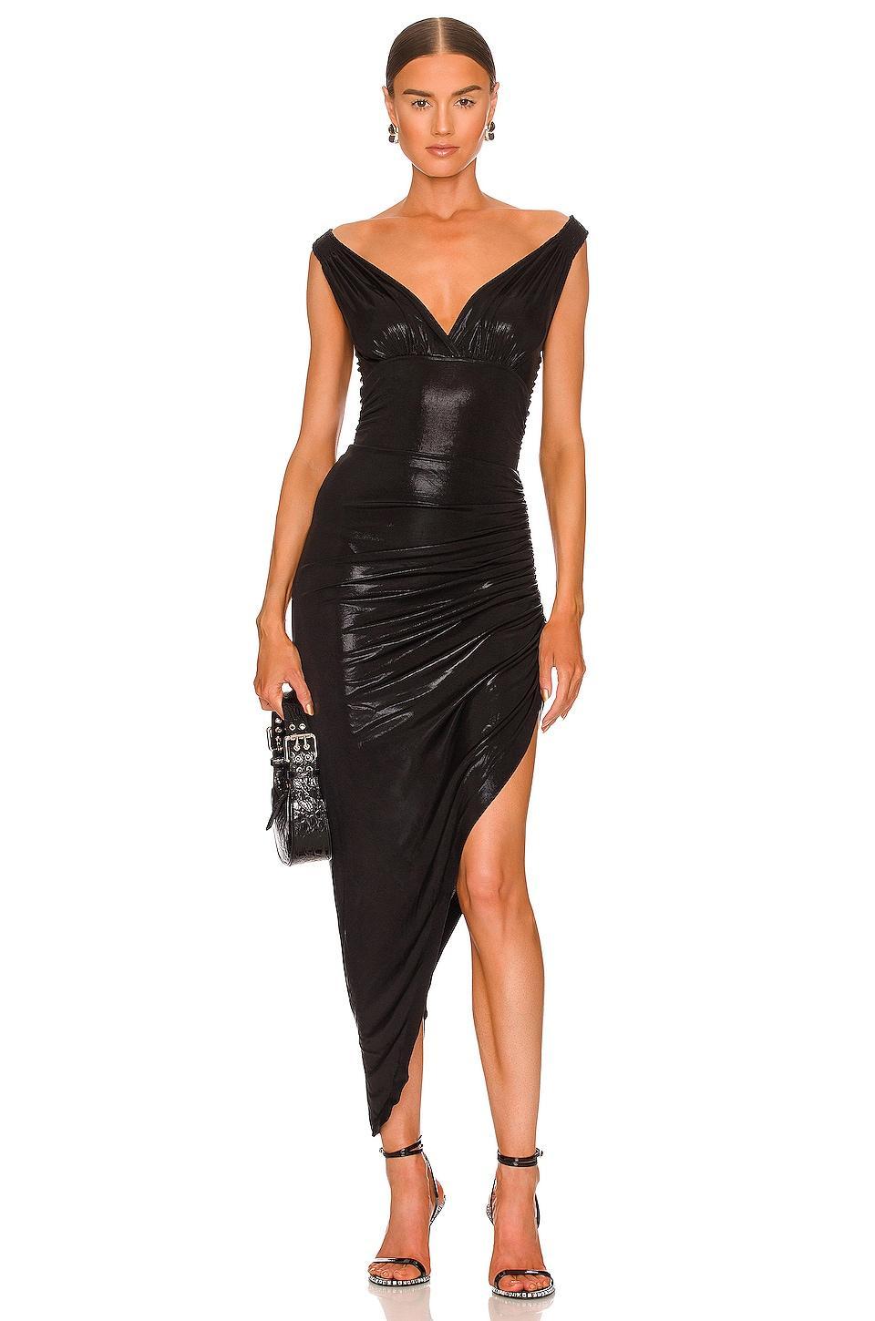 Tara Side Drape Gown Norma Kamali Product Image