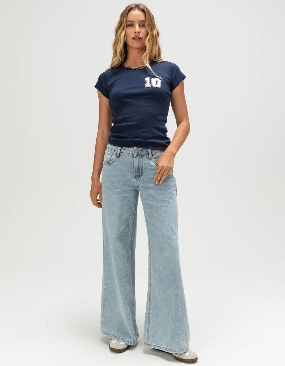 RSQ Womens 10 Baby Tee - NAVY Product Image