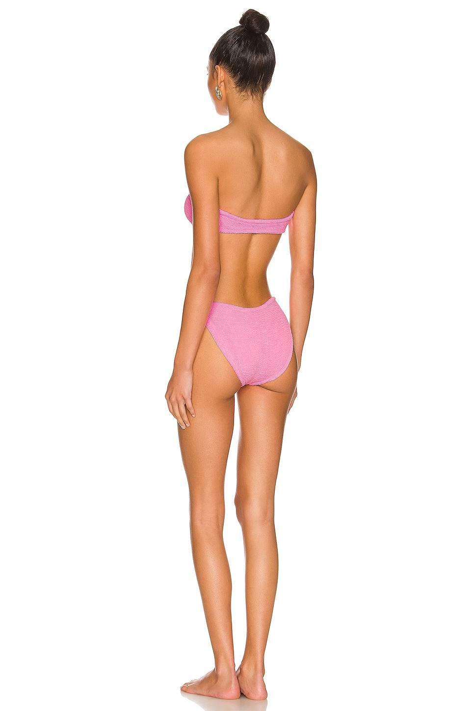 Womens Jean Bow Two-Piece Bikini Set - Lilac Product Image
