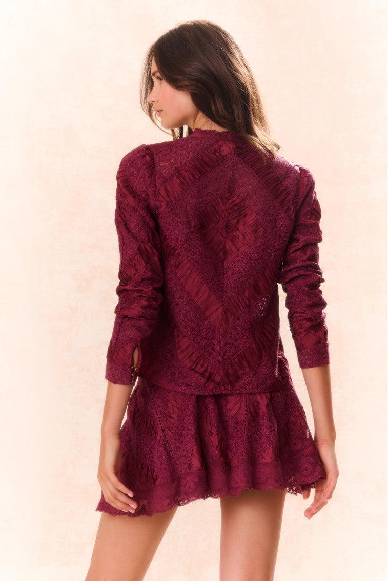 Shayda Lace Mini Skirt Product Image