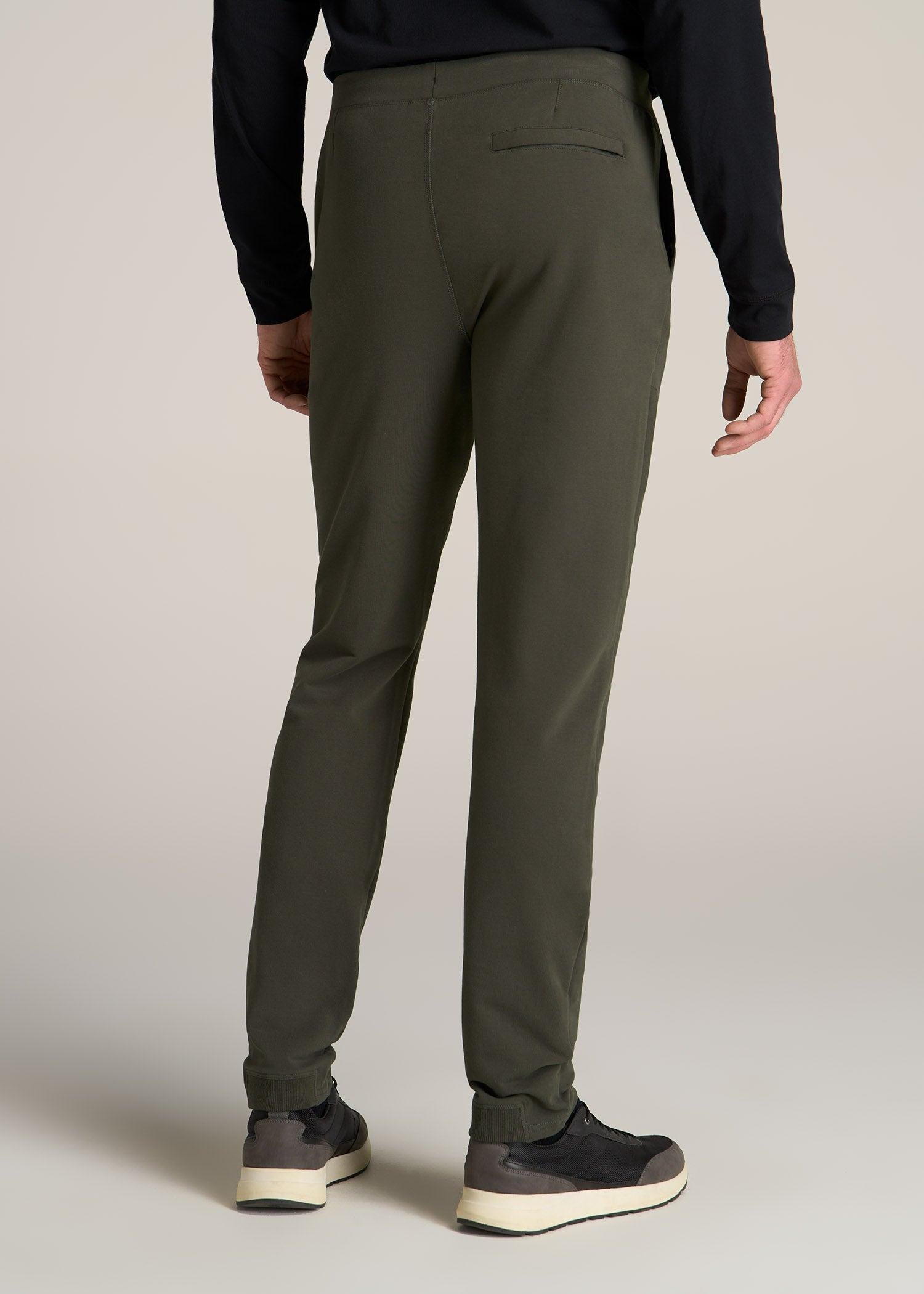 Microsanded French Terry Sweatpants for Tall Men in Iron Grey Product Image