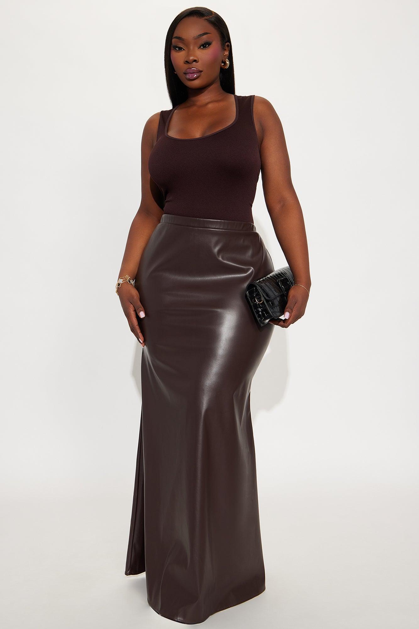 Cindy Seamless Bodysuit - Brown Product Image