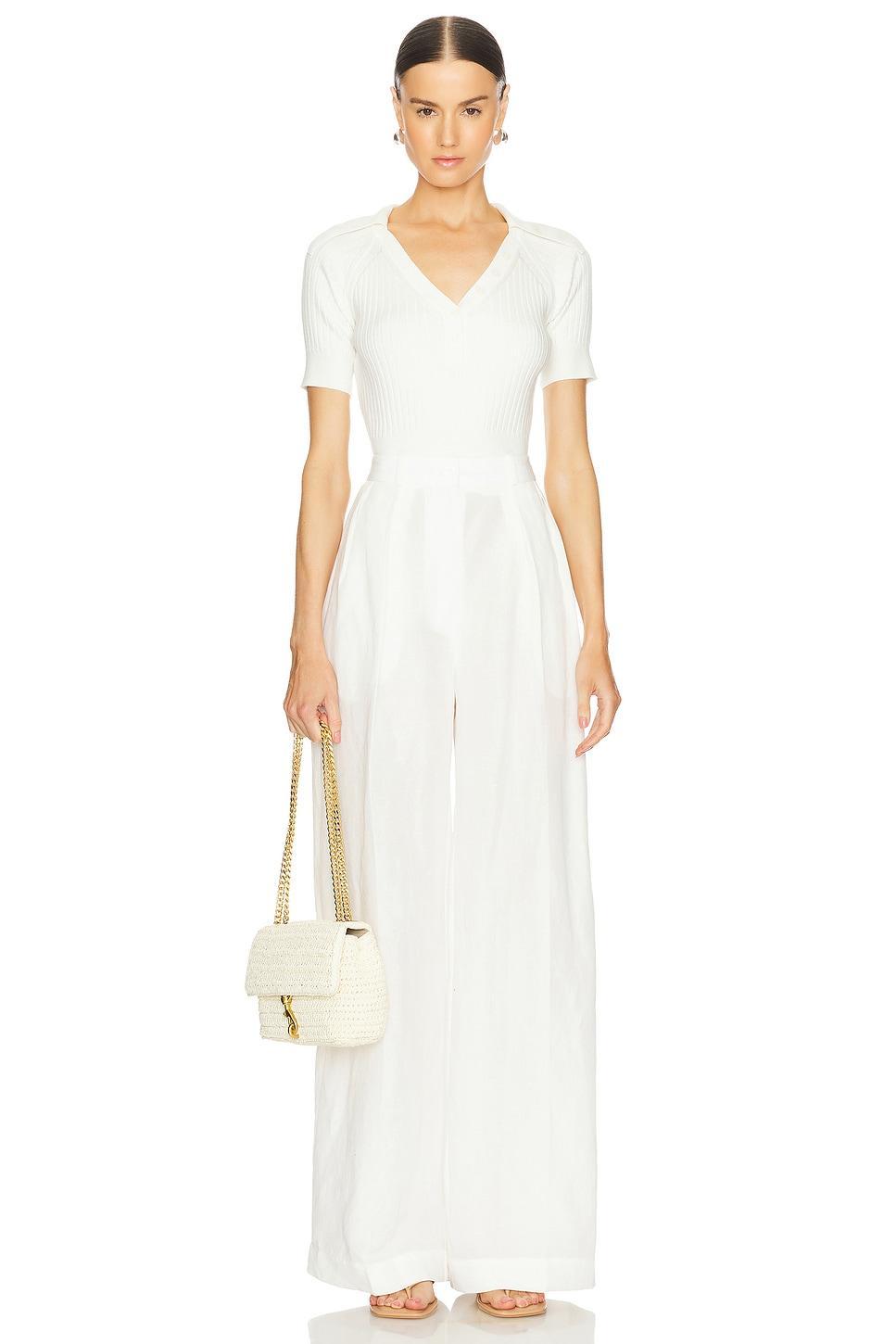 Button Pleated Trouser MATTHEW BRUCH Product Image