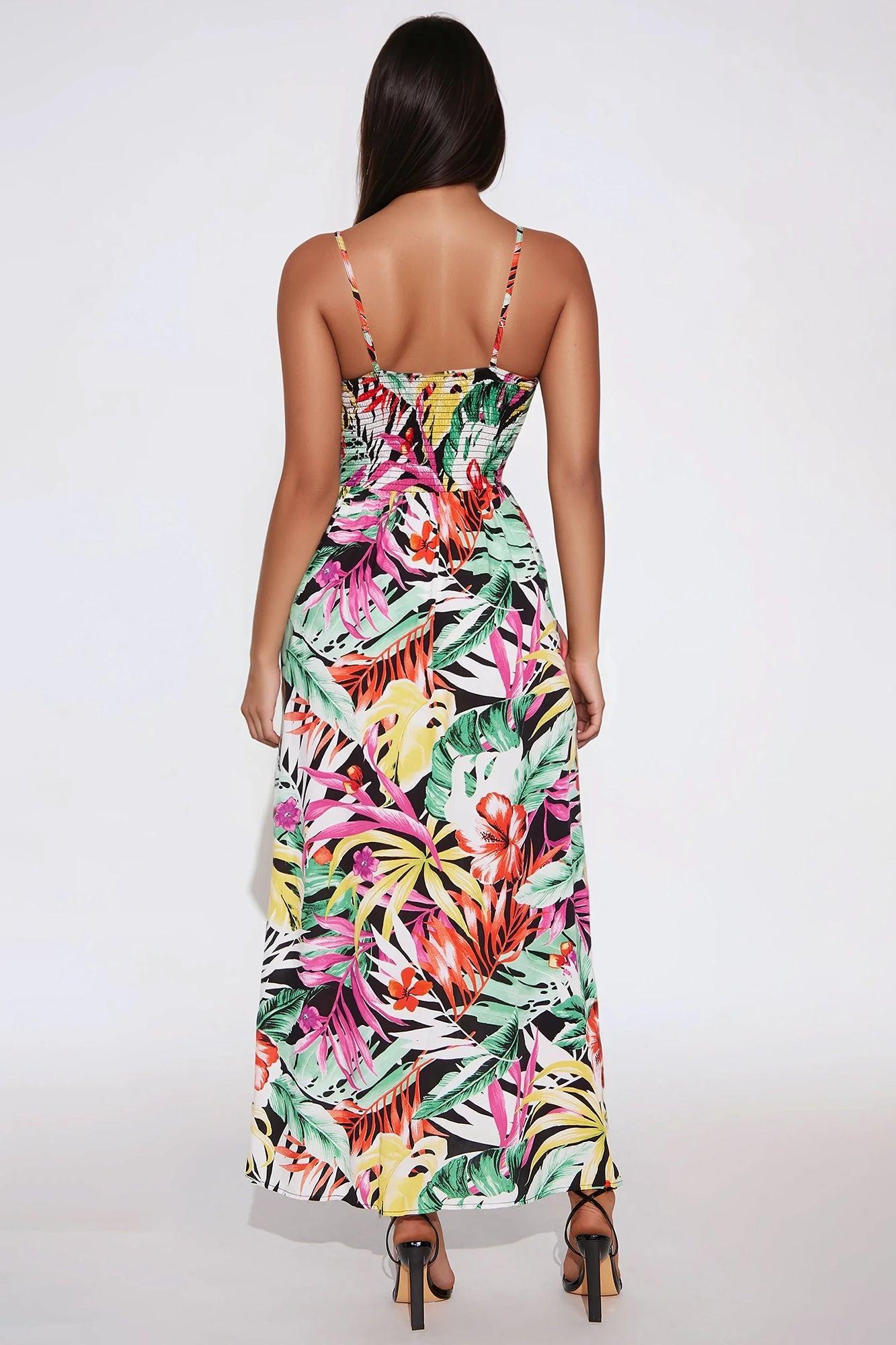 Harriet Floral Maxi Dress - Black/combo Product Image