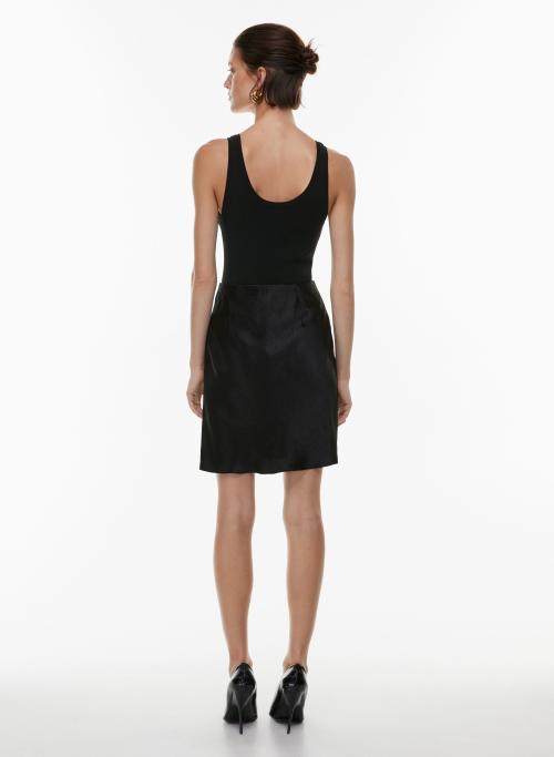 slip satin mini skirt Product Image