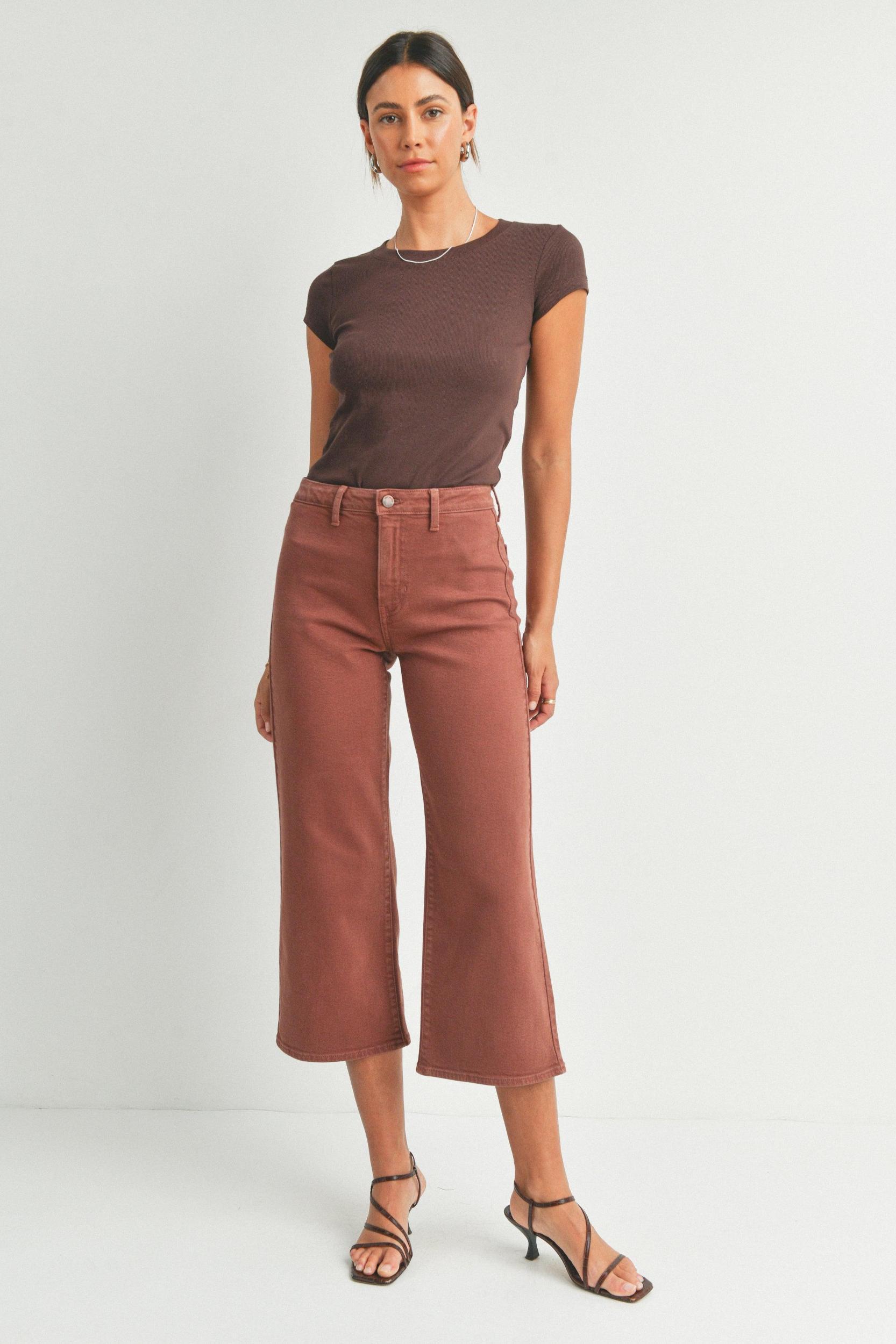 Just Black Denim Trouser Wide Leg Denim Product Image