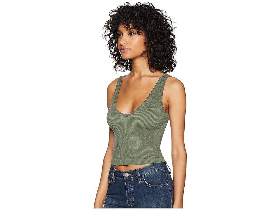 Free People Solid Rib Brami Top Almond M/L Product Image