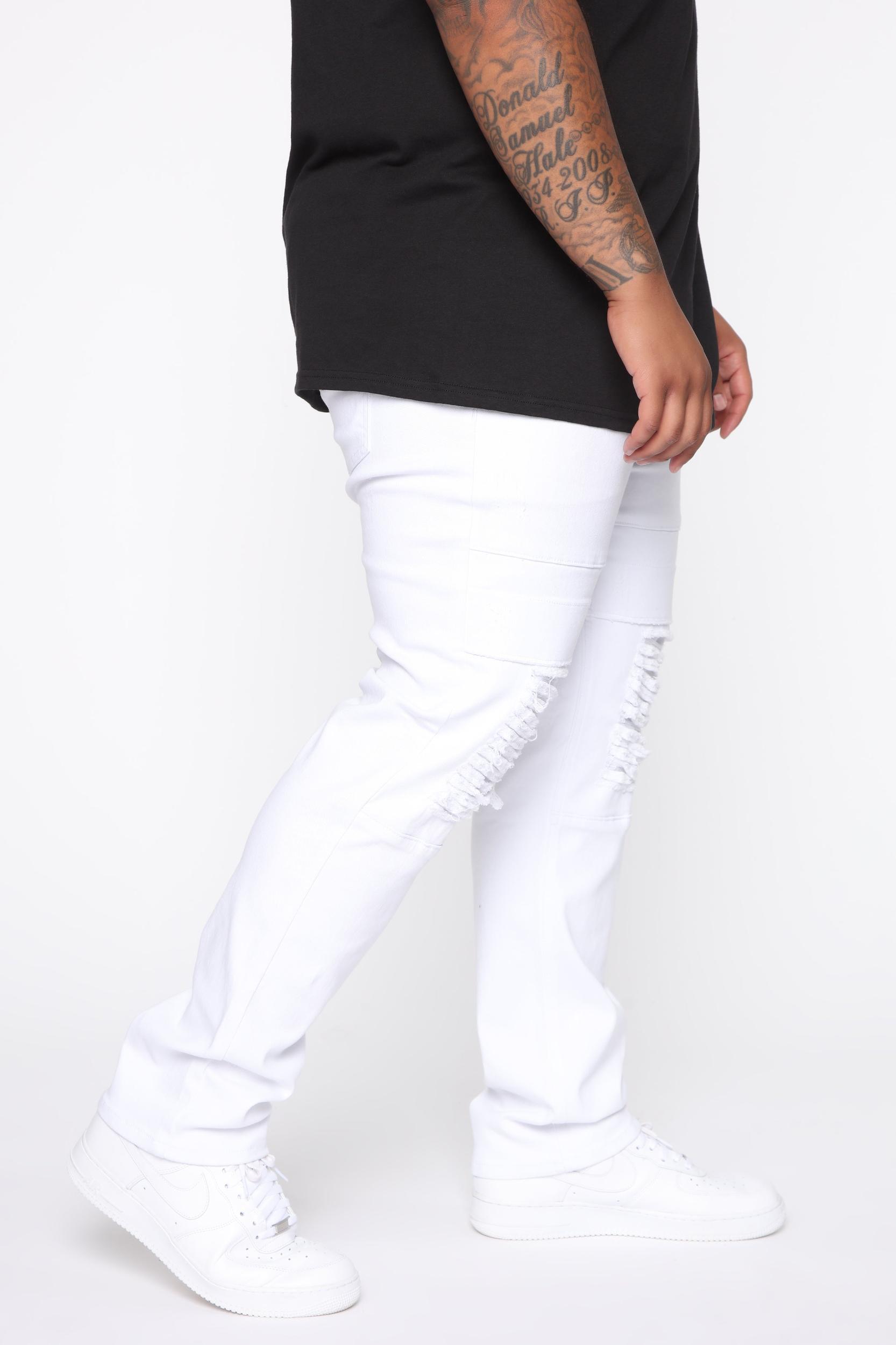 Reel It In Skinny Jean - White Product Image
