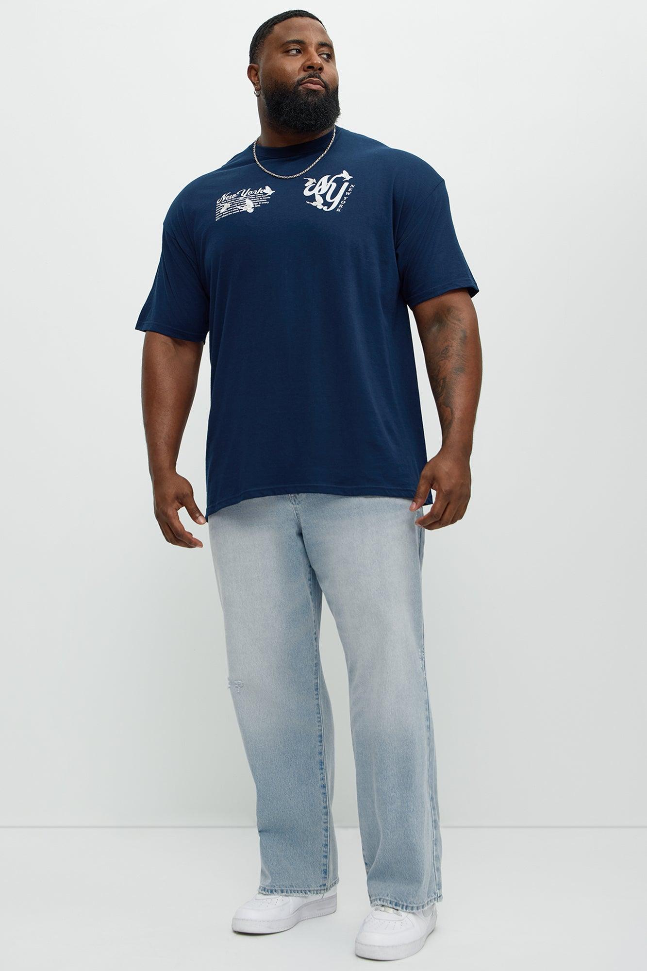 NY Doves With Love Short Sleeve Tee - Navy Product Image