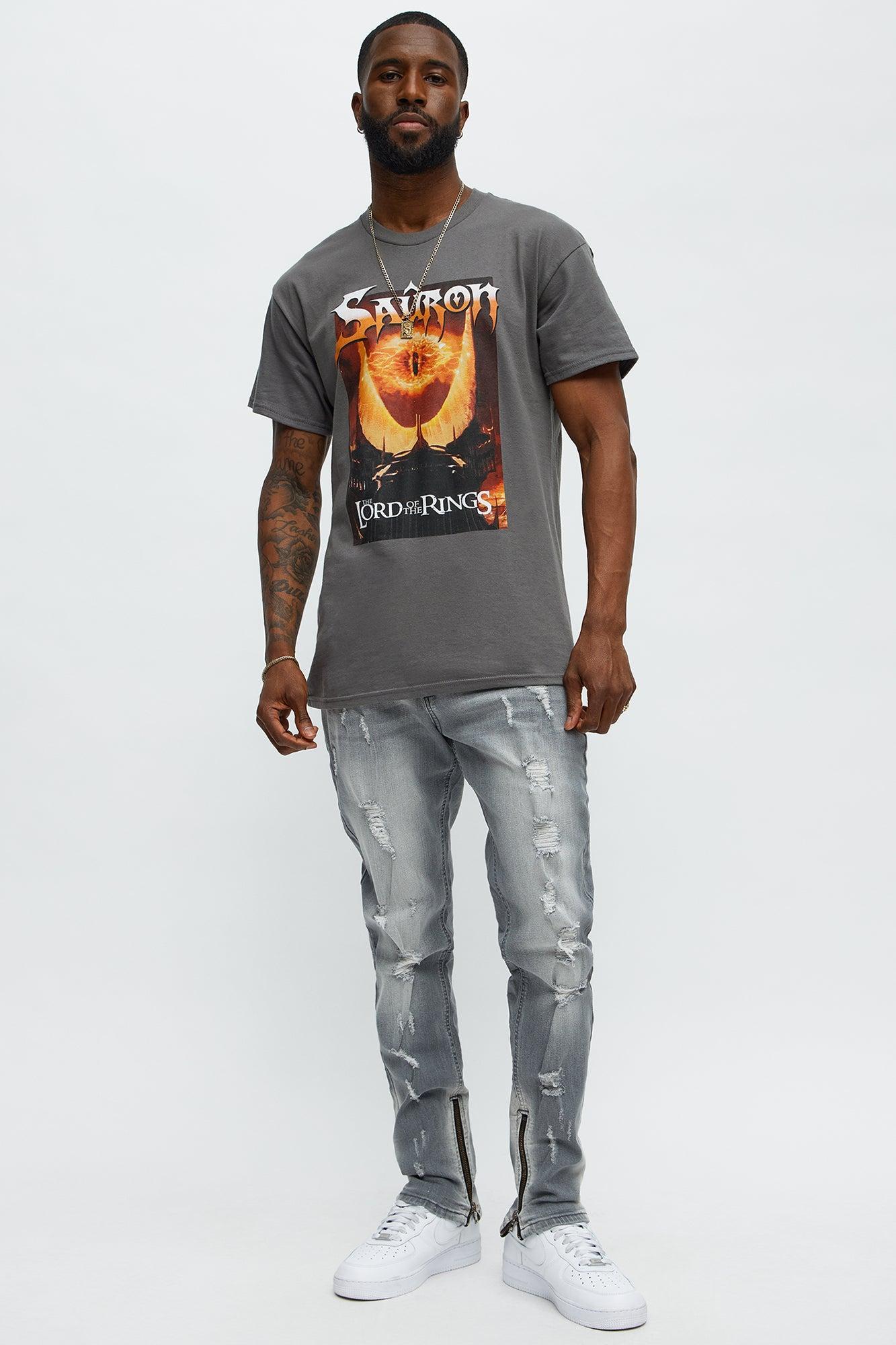 Lord Of The Rings Sauron Short Sleeve Tee - Charcoal Product Image