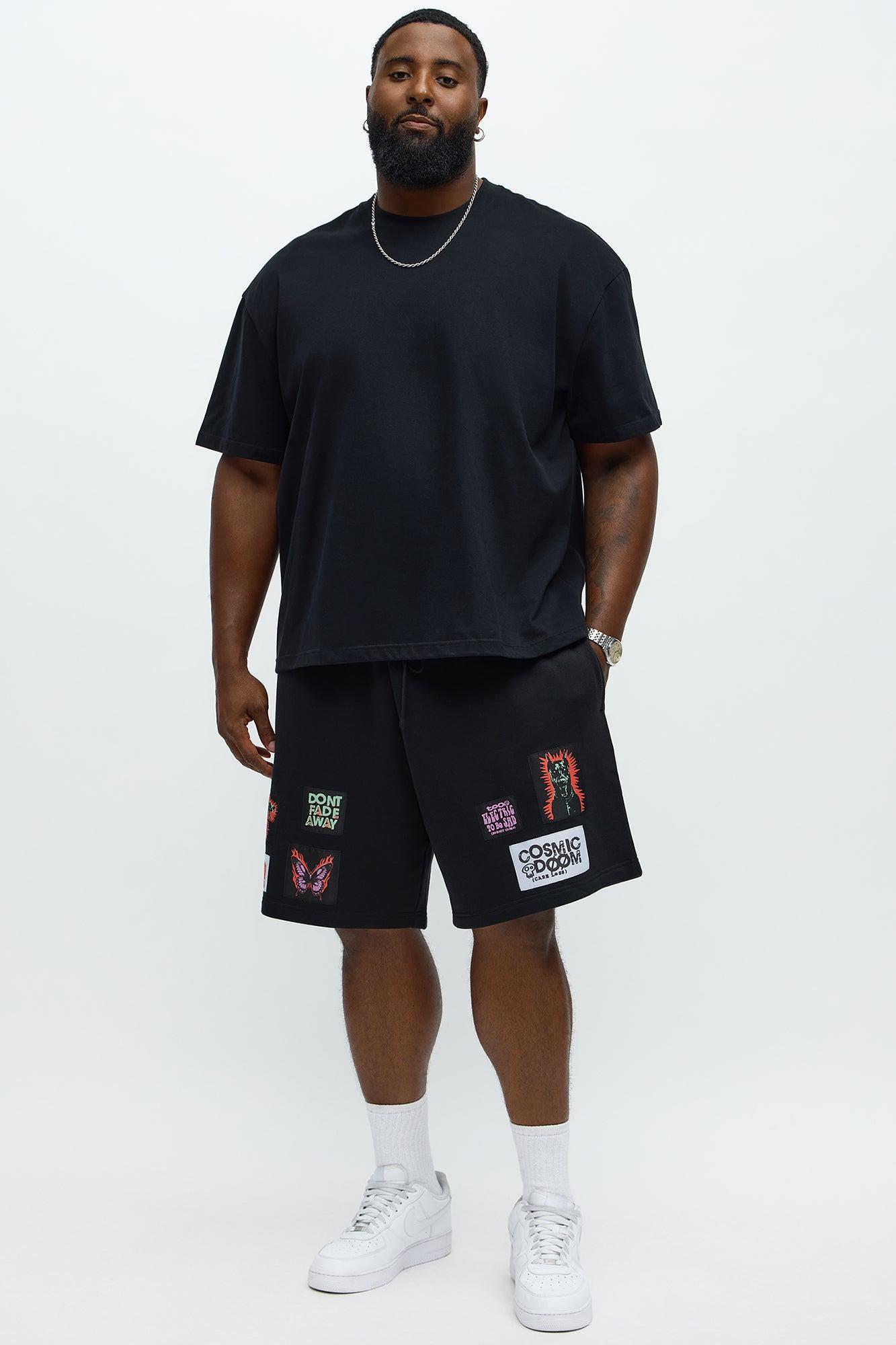 Tyson Relaxed Careless Shorts - Black Product Image